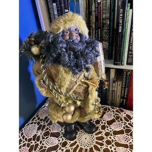 Christmas Collectible Santa Black African American Santa Figure 18" New